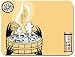 Produktbild Tara Badteppich Onsen Kawaii Panda Mousepad Mauspad japanische Animation