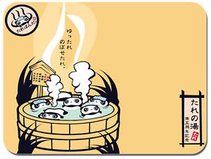 Preisvergleich Produktbild Tara Badteppich Onsen Kawaii Panda Mousepad Mauspad japanische Animation