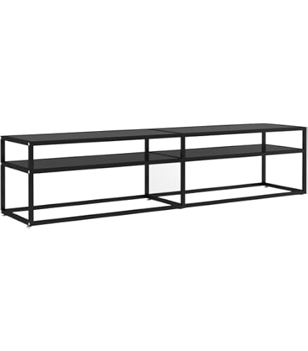 Mobile TV VidaXL In Truciolare Nero 80x34x36 Cm - Con 2 Cassetti E 1 Ante, Design Moderno, Per Salotto O Camera