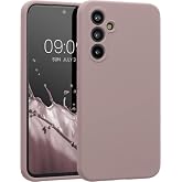 Kilifplus Samsung Galaxy A55 ile Uyumlu Kılıf Mat Esnek Lux Silikon Kapak İnce Kaliteli Renkli Yumuşak - Rose Gold