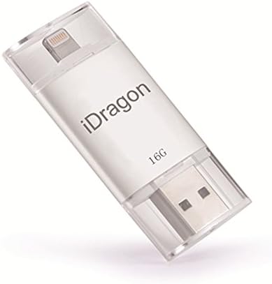 16GB USB Flash Drive,16 GB Flash Drive with Lightning Connector Support IOS 11 for iphone X 8/8 Plus 7/7 Plus 6S/6S Plus 6/6 Plus Mac Laptop PC compatible with iOS 11