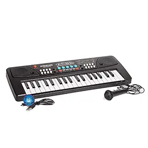 kanha Store Toy Sports House 37 Key Piano Keyboard Toy with Dc Power Option| Recording and Mic for Kids