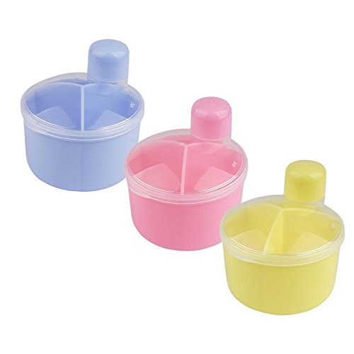 MaddoxStore 1 Pc Mommy Baby Powder Formula Container Pot Color Random