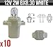 Produktbild 12 V 2 W Bx8.5D 2,00 (weiß Sockel) Indikator, Armaturenbrett & p286t8 W x10