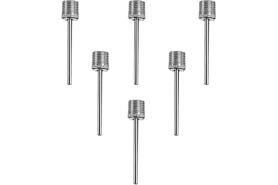 Lmyzcbzl Ball Pump Needles, 6 Pcs Air Pump Needles, Ball Pump Inflation Needle, Inflating Pump Needle, for Basketball, Soccer, Rugby, Volleyball, Etc