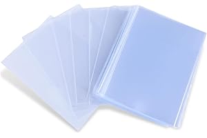 BLAUBODY Sleeves Yu gi oh 86 x 59 mm, zestaw 25 sztuk, ochrona kart Yu Gi Oh/Dragon Ball/Kpop/Kpop/Wizytówka, przezroczyste kieszenie blistrowe na japońskie karty, Yugioh, Manga Protege