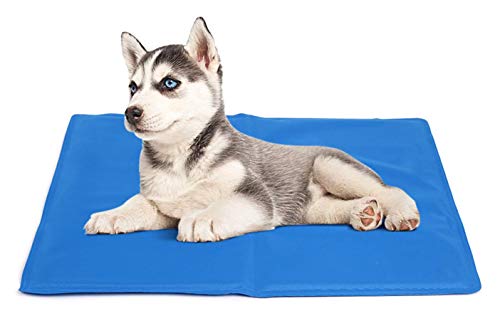 DI ZE LIN PET HOME S.L DZL® Alfombrilla refrescante para Perro 90 * 50CM,Manta Enfriador para Mascotas. Reduce la sensación térmica Corporal DZL-4208