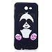 Produktbild Samsung Hüllen, Hozor Dünne Weiche TPU Silikon Handyhülle Schutztasche Back Cover Gemalt Geprägt Muster Schutzhülle Etui für Samsung Galaxy J7 2017 / SM-J720 5.5 zoll - Red Panda
