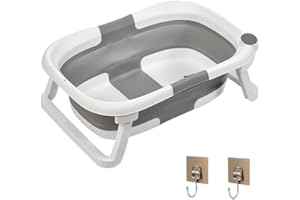 Wuudi Hundebadewanne, Collapsible Erhöhtes Haustierbadewanne, Höhenverstellbarer und Tragbare Badewanne für Hunde