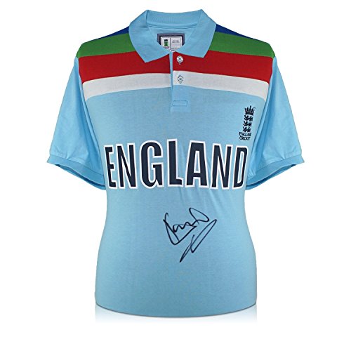 Preisvergleich Produktbild Cricket-Shirt England, WM 1992, mit Autogramm von Sir Ian Botham