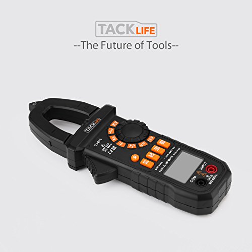 Tacklife CM01S Advanced Digital Clamp Meter Auto Range Multimeter mit 6000 Counts Spannungsprüfer für AC / DC 600V, AC-Strom 600A, Widerstand, Kapazitanz, Kontinuität, Frequenz, Dioden - 9