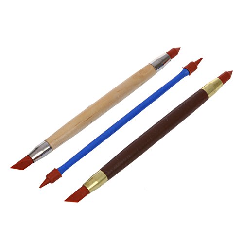 Preisvergleich Produktbild Cikuso 3 STK.Set Tonwarenlehm Skulptur schnitzen Modellierungswerkzeug