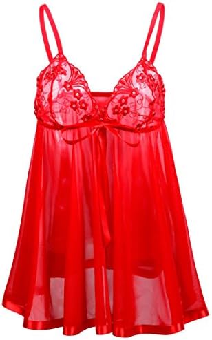 Sexy Lingerie Set Women's Ronamick Woman in sexy lingerie women lace lingerie corset Print Sleepwear Pyjama Dress