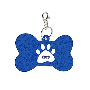 Sky Trends Bone Shape Collar Locket/Pendant for Dogs & Puppy -724, Multicolour, Medium, 1 Count - Coco