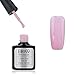 Elite99 One Step Gel Polish 3-in-1 No Need Base Top Coat, Soak Off UV LED Gel Nail Lacquer Shiny Varnish Gloss Long-lasting Nail Art Beauty Salon Manicure Pedicure 10ML Clear Pink (6027)