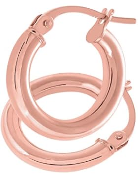 Citerna Damen-Ohrringe Rotgold 1 cm UER084R
