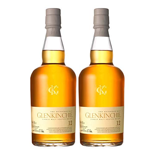 Glenkinchie 605392 - Botella de Whisky (12 años/años, 2 Unidades, 43%, 700 ml)