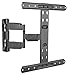 Price comparison product image RICOO TV Wall Bracket Tilt Swivel S5644 Universal LED Curved QLED QE 4K LCD OLED Television Mount Rack Flexible Adjustable Extendable Arm Mounting 32" - 55" Inch VESA 200x200 400x400 Black