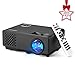 Produktbild Beamer Aidodo Mini Video Projektor LED 1080P 1800 Lumen Lichtausbeute 150”LCD Mini Heimprojektor Unterstützung HDMI / VGA / AV / USB / TV / Xbox / PC Für Outdoor Indoor Filmerlebnis Und Heimkino (Schwarz)