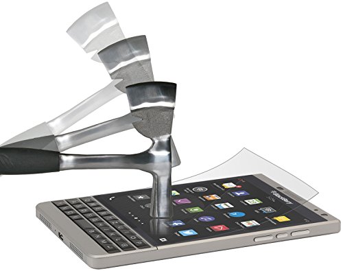 StilGut Displayschutzfolie Panzerglas für BlackBerry Passport Silver Edition (2er-Pack) - 4