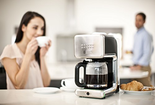 Russell Hobbs Illumina 20180-56 Glas-Kaffeemaschine mit Brausekopf-Technologie und Schnellheizsystem silber / schwarz - 2