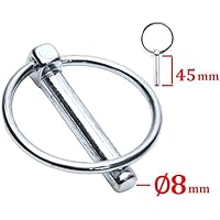 Perni Di Sicurezza A D In Acciaio Zincato - Set 9 Pezzi Per Rimorchi, Trattori E Macchinari