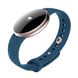 Damen Fitnessarmband Smart Watch für Apple Android Handys mit Bluetooth Fitness Schlaf Überwachung Wasserdicht Automatischer Wake Display …