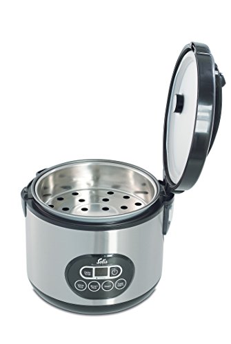 Solis Reiskocher und Dampfgarer, Weißer/ brauner Reis, Timer und Warmhaltefunktion, 6 Tassen Reis, 1,2 Liter, Duo Program Typ 817 - 3