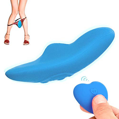 Remote Control Wearable Vibrator Clitoris Stimulator Invisible Panties Vibrating Egg G-Point Massager Sex Toys for Female Masturbator, Blue