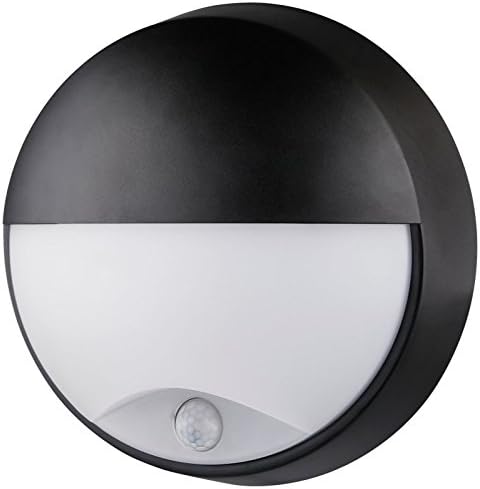 Round Ceiling Light with Eyelid Oasis Sensor LED – Black, 14