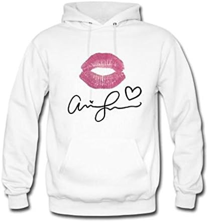 Mavis Custom Men's Ariana Grande Signature Gildan Hoodie Sweatshirt - Multi -