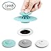 Produktbild DeerRanTec 3 Stück Abflusssiebe Abfluss Stöpsel Küche Waschbecken, 2 in 1 Badewanne Dusche Haarsieb Spüle Abflussstöpsel Silikon Abflussfilter Stopper