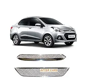 RS ENTERPRISES Hyundai Xcent Car Front Grill Chrome Plated