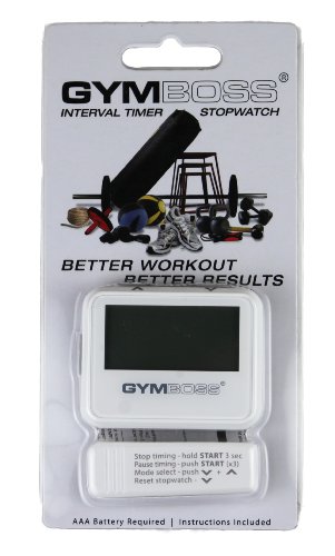 Gymboss Intervallzeitgeber Und Stoppuhr WEIß / GRAU HOCHGLANZ - 5