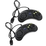Ersetzen Sie Ihren defekten oder verlorenen Controller durch den Genesis Six Button Controller. Der Controller verfügt über ein Acht-Wege-Richtungspad und sechs Aktionstasten. Kompatibel mit jedem WEGA Genesis System. Es kann mit jedem SEGA Gensis Gamin kompatibel sein.