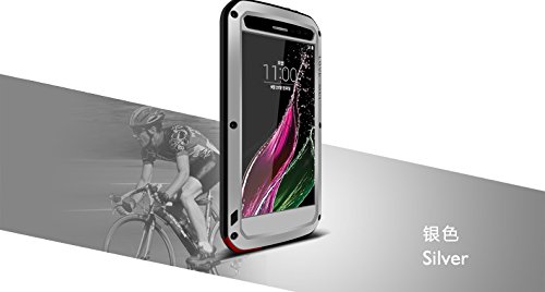 iPhone 6 6S Plus caso A prueba de golpes polvo suciedad nieve prueba de metal de aluminio Gorilla cristal protecci  n Case Cover para Apple Iphone 6  PLUS iphone 6S Plus  compatible con Apple iPhone 6