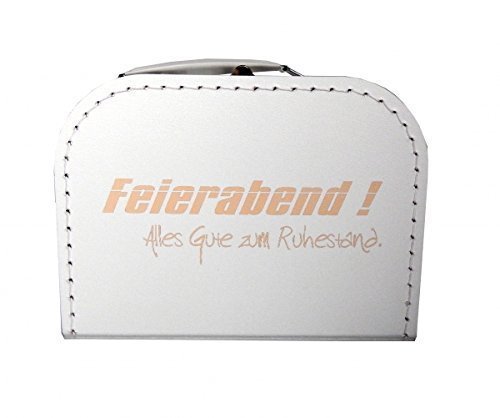 Pappkoffer zum Ruhestand Rente Pension Geschenk 30 cm