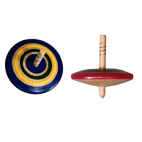 Preisvergleich Produktbild Fridolin GmbH Holzkreisel bunt! 2 Stk.