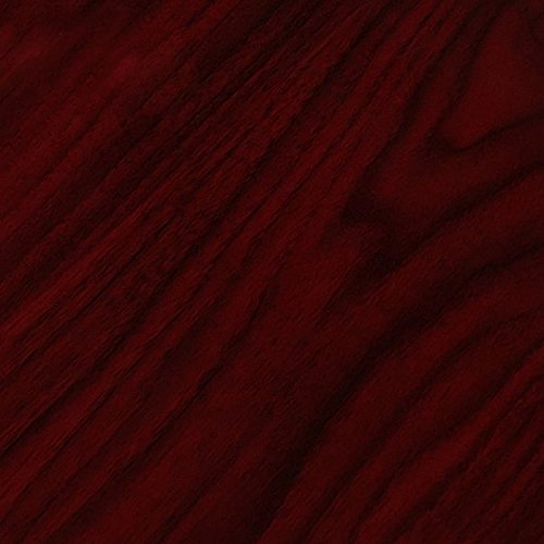 NEOXXIM Klebefolie Holzdekor – Mahagoni dunkel – 30 x 122 cm -Deko Möbelfolie selbstklebend Größe Farbe wählbar - 2