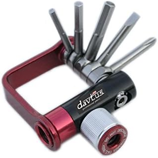 davtus Bicycle Professional Tool Multitool with CO2 Adapter 5 Pcs