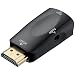 Produktbild LIUYUNE,Kompakter HDMI-zu-VGA-Konverter-Adapter für PC/Laptop/DVD(Color:SCHWARZ)