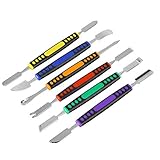 Pingxia 6 Stück Metall Splitter Set, Reparaturwerkzeug Kit für Handy iPhone iPad Tablet Laptop Armbanduhr