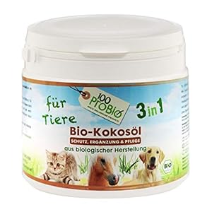 Aceite de coco para los animales -naturalmente, una protección efectiva contra la garrapata, ácaros, parásitos & Fellpflege sin la química