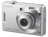 Real Imaging Prozessor Sony Cyber-Shot DSC-W30 Digitalkamera (6 Megapixel) Silber