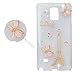 Produktbild spritech (TM) Bling 3D Strass Design Schutzhülle Crystal Tower Elegant Schmetterling Decor Clear Hard Cover Fall, Color-4, Samsung Galaxy S5