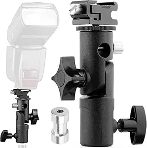 Digicare Universal Flash Light Bracket for Light Stand and Tripod with Umbrella Holder