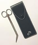 Pathfinder Technologies ® Professional Extra Long Handled Stainless Steel Toe Nail Scissors (Angled) - Chiropody Podiatry