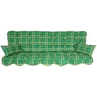 Hollywoodschaukel-Auflage 180x50 Cm – Polsterauflage Mit Flockenfüllung, Beidseitig Nutzbar