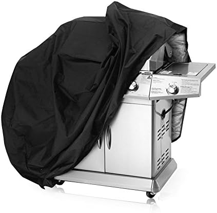 Mture BBQ Cover Waterproof BBQ Grill Cover,Rainproof Dustproof Sunscreen Gas Barbecue for Outdoor Cooking Party Protection 170*61*117cm (Black)