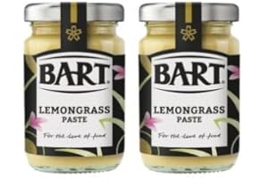 BUG'S PANTRY Bart Spices Fresh Lemon Grass 2×90g – Premium Aromatic Herb for Thai Curries, Soups & Marinades Pack of 2 Intense Citrus Flavour